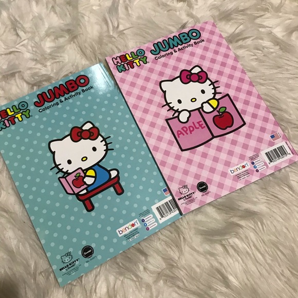 🖍Sanrio Hello Kitty Jumbo Coloring/Activity Books - Picture 2 of 4